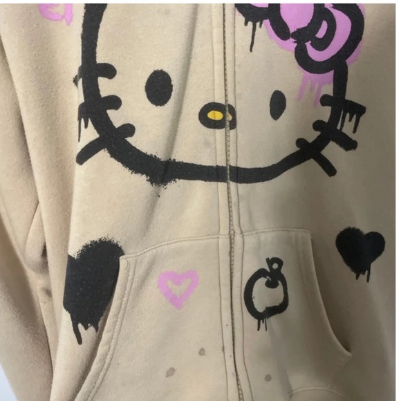 Hello Kitty x Forever 21 Jacket Zip Up Hoodie - Picture 7 of 7
